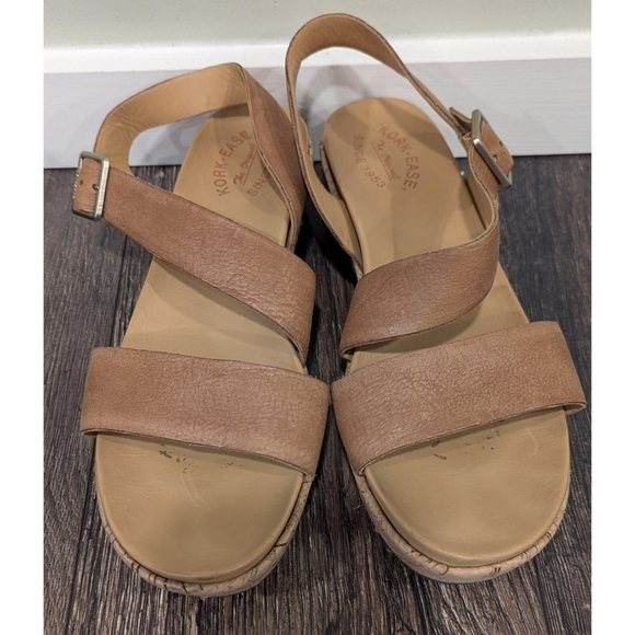 Kork-Ease Minihan Platform Buckle Sandals Size 10 - Picture 2 of 9